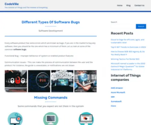 Codeville.org(The Internet of Things and The Internet of Everything) Screenshot