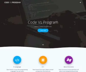 Codevsprogram.com(Learn c++ java python PHP problem free. Coding) Screenshot