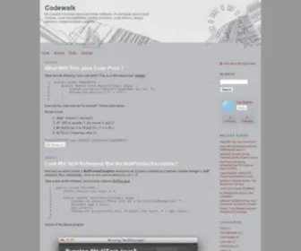 Codewalk.com(Codewalk) Screenshot