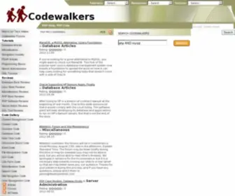 Codewalkers.com(PHP Help) Screenshot