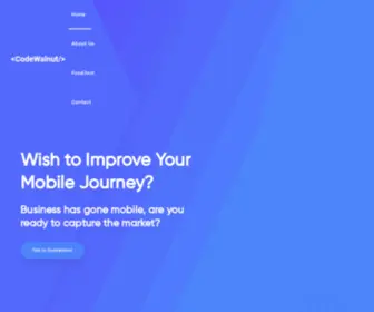 Codewalnut.com(Landing) Screenshot