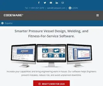 Codeware.com(Pressure Vessel Design) Screenshot