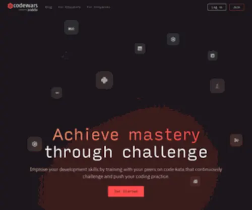 Codewars.com(Achieve mastery through coding practice and developer mentorship) Screenshot