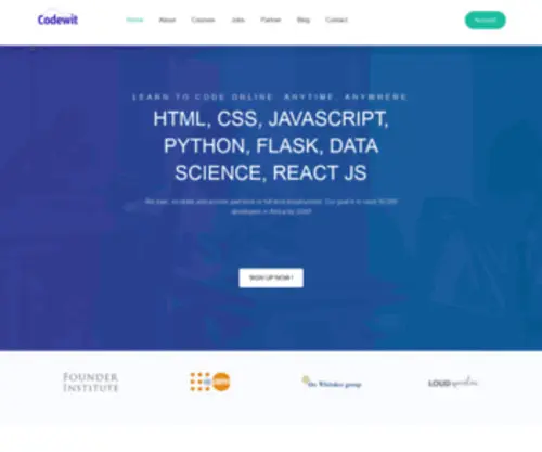 Codewit.co(Technology Education) Screenshot