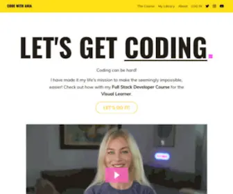 Codewithania.com(Learn to Code) Screenshot