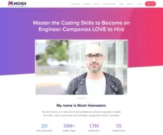 Codewithmosh.com(Become the software engineer) Screenshot
