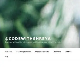 Codewithshreya.com(@codewithshreya) Screenshot