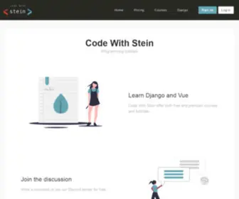 Codewithstein.com(Learn coding) Screenshot