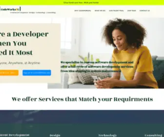Codeworks4U.com(Home) Screenshot