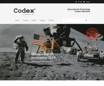 Codex.com(Codex International Technology Leaders' Network) Screenshot