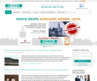 Codex.es(Oposiciones en Valencia) Screenshot