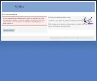 Codex.pro(Validación de usuario) Screenshot
