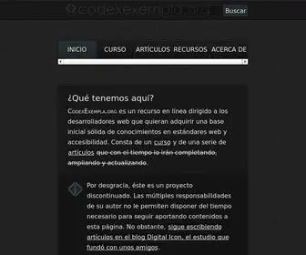 Codexexempla.org(Artículos) Screenshot