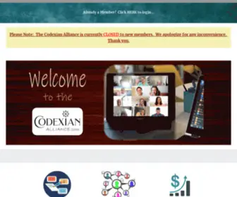Codexianalliance.com(Transforming how Coaches and Consultants do business) Screenshot