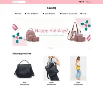 Codexiaoqiao.com(Buy Designer & Fashion Bags Online) Screenshot