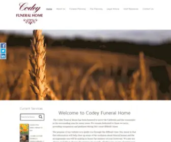 Codeyfuneralhome.com(Codey & Jones Funeral Home serving Caldwell) Screenshot
