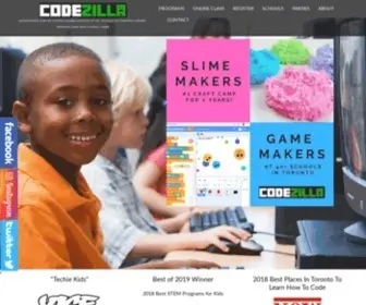 Codezillakids.com(Codezilla Kids) Screenshot