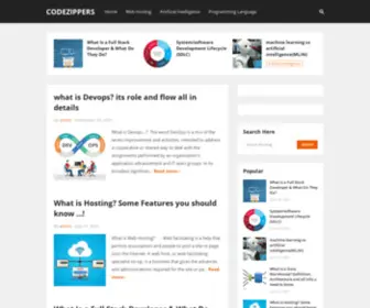 Codezippers.com(Codezippers) Screenshot