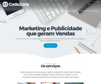 Codezone.pt(Sites, Lojas Online, SEO, Adwords, Newsletters) Screenshot