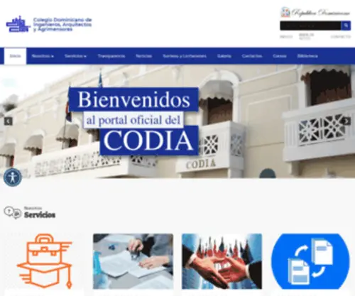 Codia.org.do(Colegio dominicano de ingenieros) Screenshot