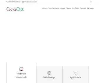 Codiceclick.it(Sviluppo software) Screenshot