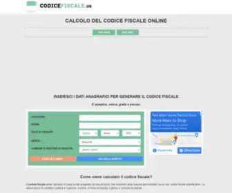 Codicefiscale.us(Codice Fiscale) Screenshot