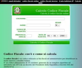 Codicefiscaleonline.com(Calcolo Codice Fiscale) Screenshot