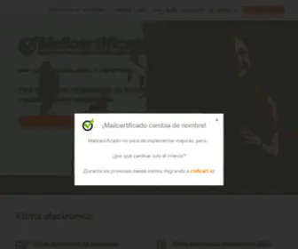 Codicert.io(Comunicaciones Certificadas y Contratos Online) Screenshot