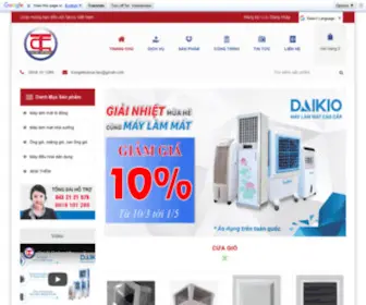 Codienlanhhanoi.net(Nhà) Screenshot