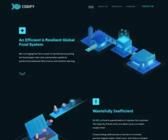 Codify.ai(Changing the World of Food) Screenshot