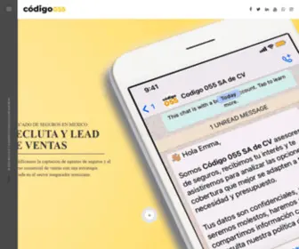 Codigo055.com(Prospección y Recluta en Seguros) Screenshot