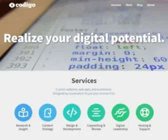 Codigo.ca(Codigo Web Works Inc) Screenshot