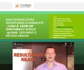 Codigoemagrecerdevez.com.br(Codigo Emagrecer De Vez) Screenshot