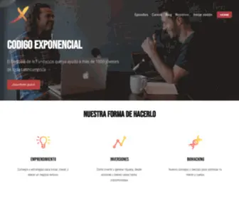 Codigoexponencial.com(Código) Screenshot
