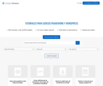 Codigogenesis.com(Código Genesis) Screenshot