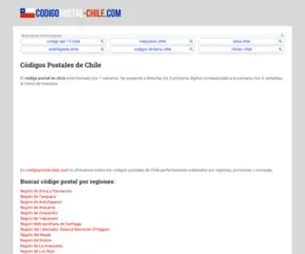 Codigopostal-Chile.com(Códigos) Screenshot