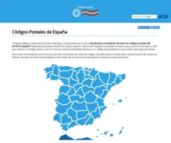 Codigopostalde.es(Códigos) Screenshot