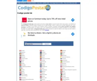 Codigopostalde.org(Codigo postal de) Screenshot