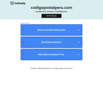 Codigopostalperu.com Screenshot
