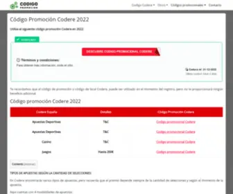 Codigopromocion.es(Codigopromocion) Screenshot
