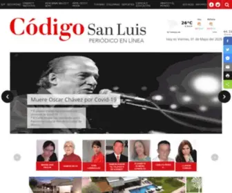 Codigosanluis.com(Código San Luis) Screenshot
