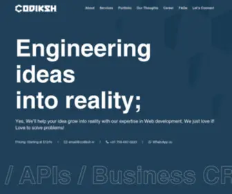 Codiksh.in(High Performant Laravel Application Services) Screenshot