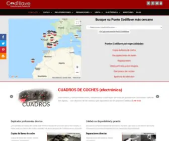 Codillave.es(Copias de llaves de coche con Puntos Codillave) Screenshot
