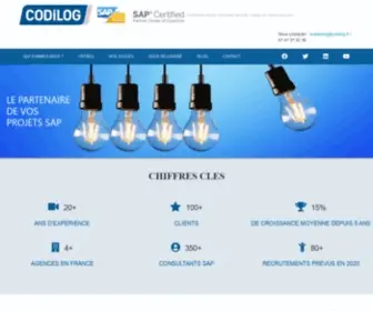 Codilog.fr(Intégrateur SAP S/4HANA) Screenshot