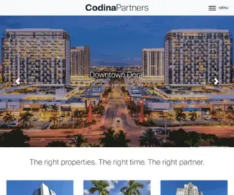 Codina.com(Codina Partners) Screenshot