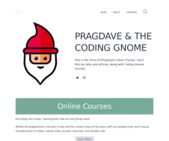 Coding-Gnome.com(Pragdave) Screenshot