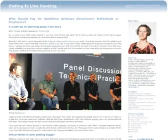 Coding-IS-Like-Cooking.info(Coding Is Like Cooking) Screenshot