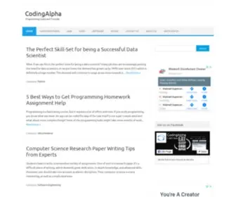 Codingalpha.com(Programming Codes and Tutorials) Screenshot