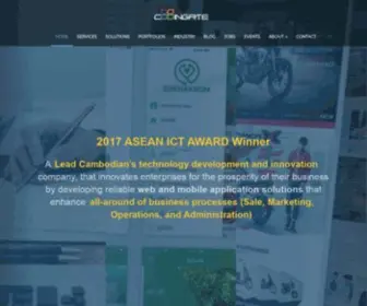Codingate.com(Web and Mobile Application Development Cambodia) Screenshot