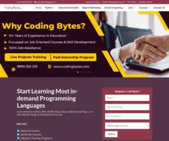 Codingbytes.com(Coding Bytes) Screenshot